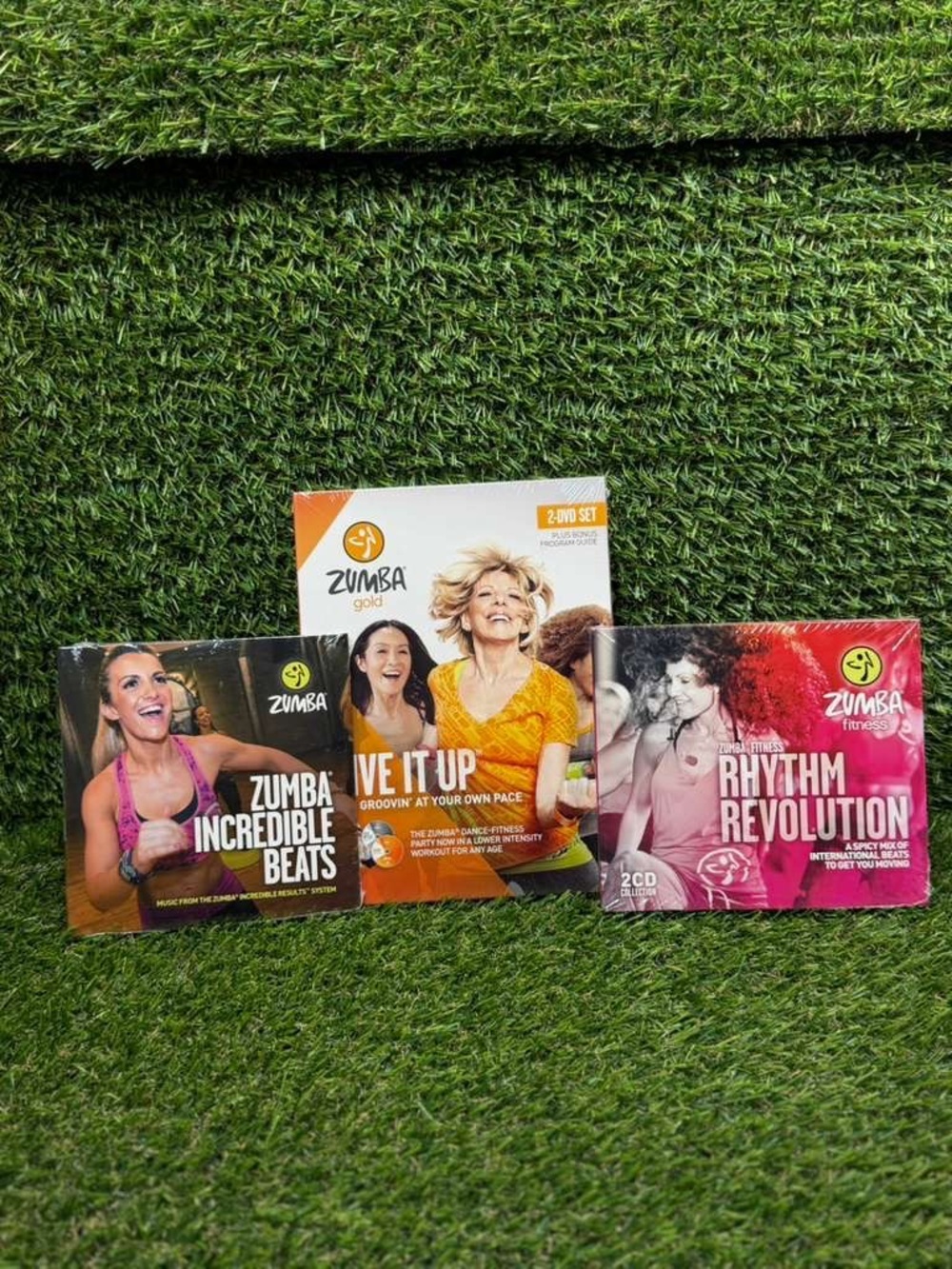 Zumba Fitness Dance DVD/CD Set - Orange, Pink, Black